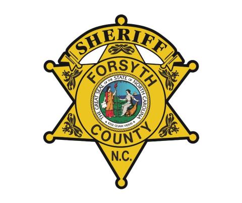 gold deputy badge states sheriff forsyth county nc