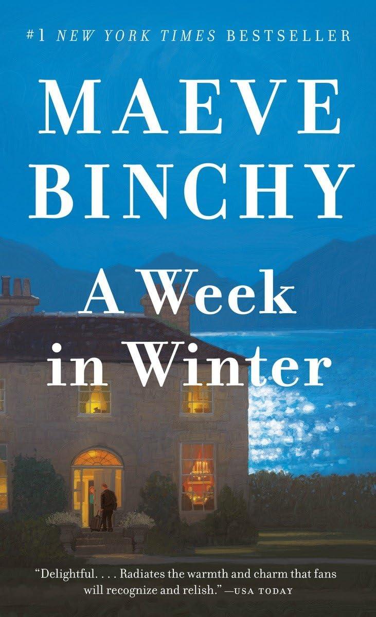 This is the cover for A Week in Winter by Maeve Binchy