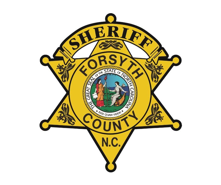 gold deputy badge states sheriff forsyth county nc